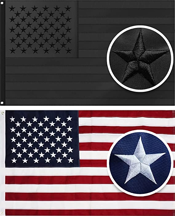 American and Subdued Flags